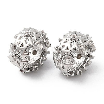 Латунные бусины из кубического циркония в европейском стиле KK-P234-36P-1