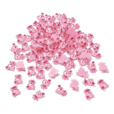 Кабошоны из полупрозрачной смолы CRES-D018-04A-1