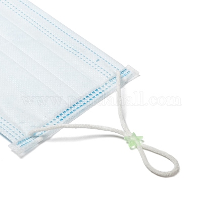 Звездный замок из пластикового шнура из ПВХ для крышки рта X-KY-D013-02A-1