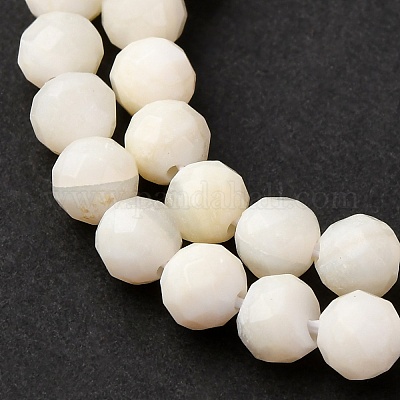 Нити бусин из ракушек&nbsp;SSHEL-E571-38-4mm-01-1