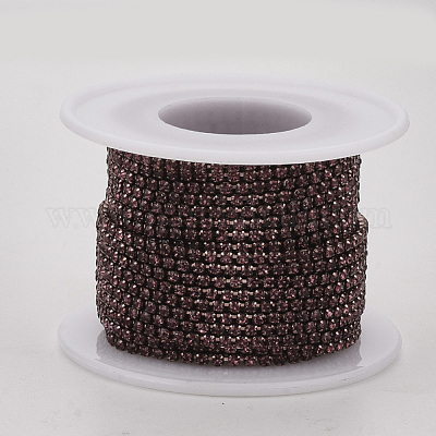 Электрофорез железные стразы цепочки из страз CHC-Q009-SS6.5-B08-1