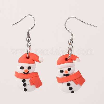 Christmas Decorated Arches Polymer Clay Long Dangle Earrings – SimplyRaevyn