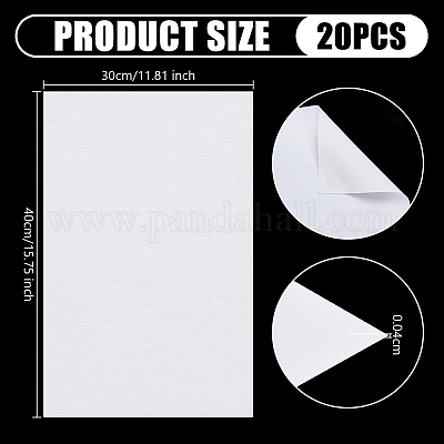 Toile de peinture en coton&nbsp;AJEW-WH0481-203A-1
