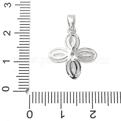 Латунные микро проложить кубического циркония подвески KK-D357-14B-P-1