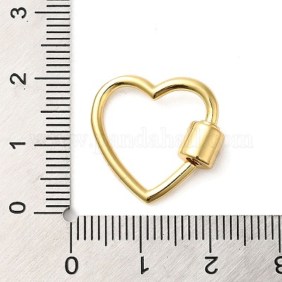 Покрытие стойки латунный винтовой карабин замок подвески KK-D047-09G-1