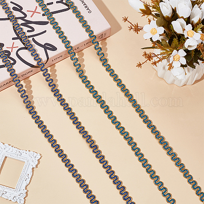 2 пачка 2-х цветных полиэстеровых волнистых кружевных лент OCOR-AR0001-70B-1