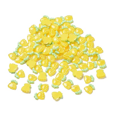 Cabochons en résine translucide&nbsp;CRES-D018-02D-1