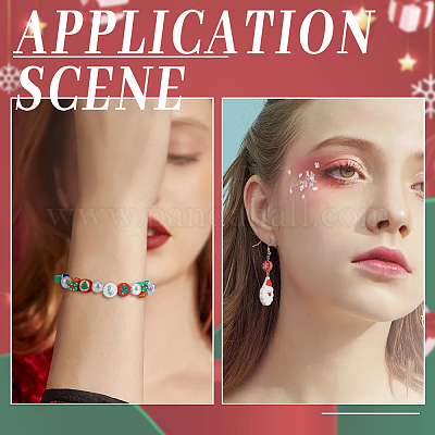 220шт 11 стиля ручной работы бусины из полимерной глины CLAY-SC0001-84-1