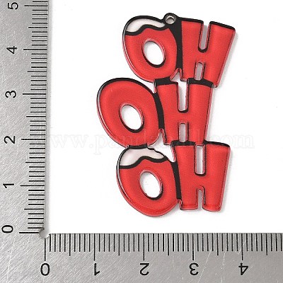 Рождественские акриловые подвески&nbsp;LS-MACR-K364-01A-1