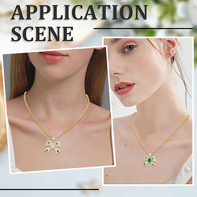 6 шт. 2 цвета латунные подвески с микропаве и кубическим цирконием KK-BBC0020-51-1