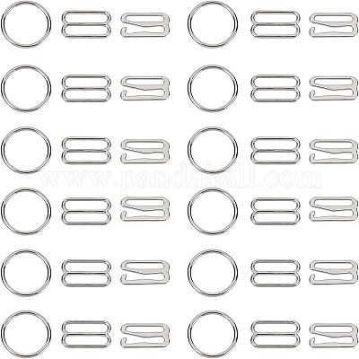 180 шт. 3 стиля пряжек-слайдеров из цинкового сплава IFIN-NB0001-36-1