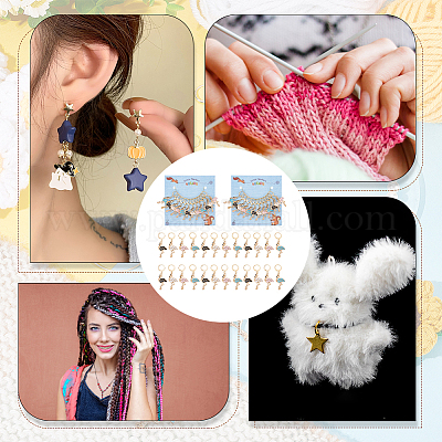 Маркеры петель фламинго HJEW-AB00189-1