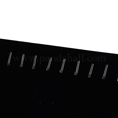 Деревянные украшения ожерелье дисплей доски&nbsp;X-NDIS-N003-03-1