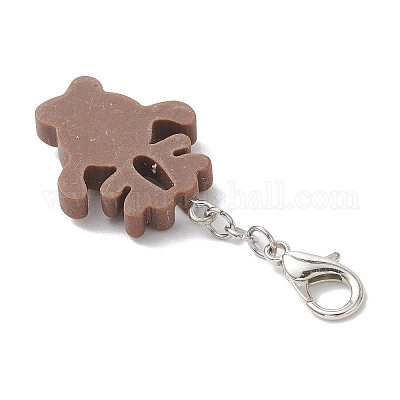 6 шт. рождественские подвесные украшения из непрозрачной смолы HJEW-JM03864-1