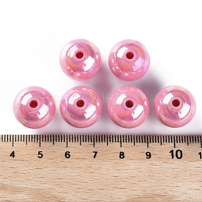 Непрозрачные акриловые бусины MACR-S370-D16mm-A02-1