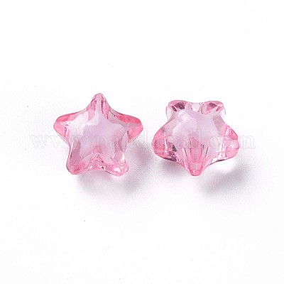 Прозрачные акриловые бусины TACR-S152-01A-703-1