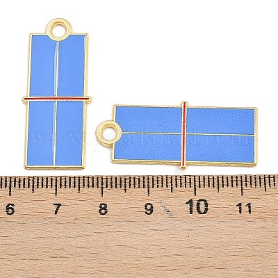 Подвески из эмали и сплава FIND-I065-01H-G-1