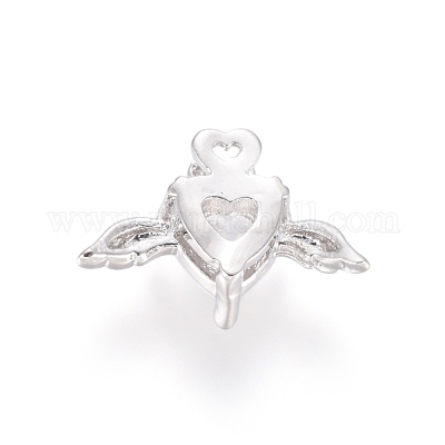 Латунные микро проложить кубического циркония подвески ZIRC-G162-02P-1