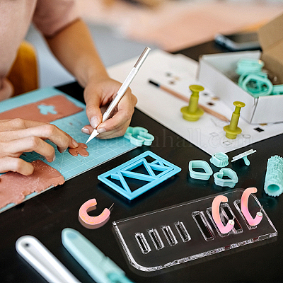 Инструмент из прозрачной акриловой глины TACR-WH0001-82-1