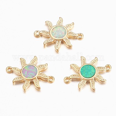 Соединители звеньев синтетического опала KK-K228-06-G-1