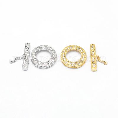 Латуни Переключить застежками KK-G323-20A-NR-1