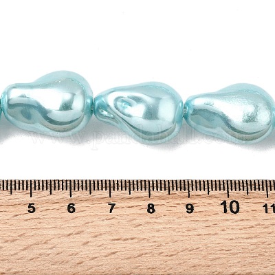 Нити бусин из гальванизированного непрозрачного стекла EGLA-K063-01F-1