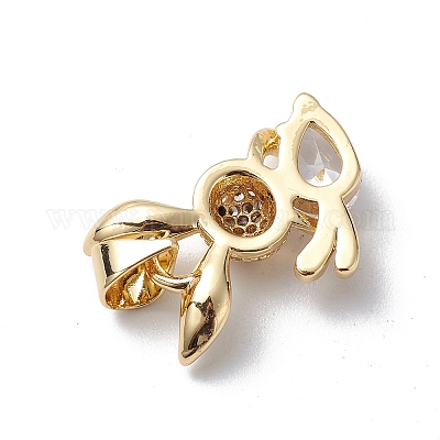 Стойки обшивки латунь кубического циркония подвески KK-E003-36G-03-1