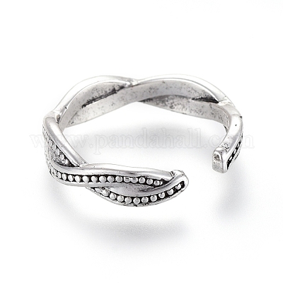 Регулируемые латунные кольца на мыске RJEW-EE0002-18AS-1