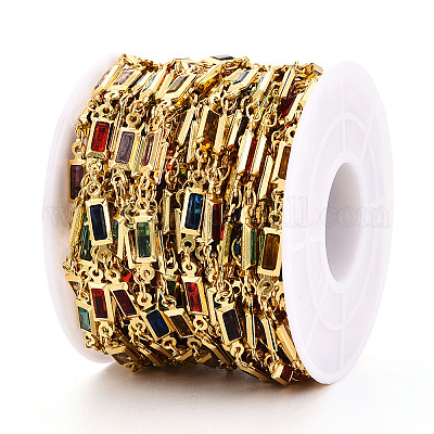 Латунные прямоугольные цепи&nbsp;CHC-N023-03E-G-1