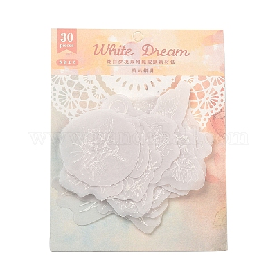 15 выкройка полупрозрачной пергаментной бумаги DIY-H170-01C-1