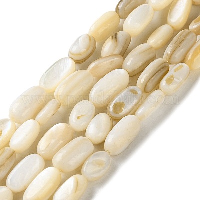 Нити бусин из натуральной ракушки трохус SHEL-G020-03B-1