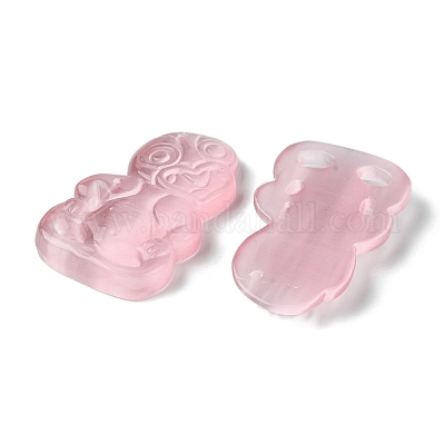 Большие подвески из окрашенного натурального селенита&nbsp;G-G113-01I-1