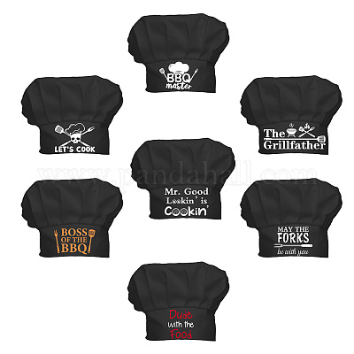 Хлопковые поварские колпаки AJEW-WH0242-023-1