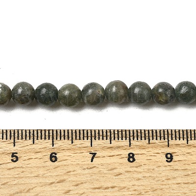 Естественный зеленый апатит бисер пряди G-K350-C04-6mm-1