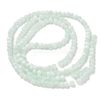 Стеклянные бусины кракле X1-GLAA-U001-4mm-01-1