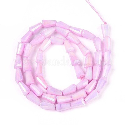 Антикоррозийные гальванические стеклянные бусины GLAA-T025-27G-1