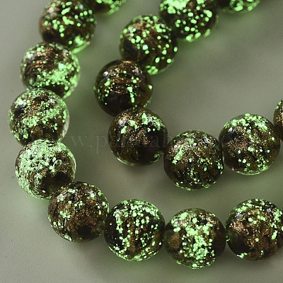 Ручной золотой песок бусины бисер нитей LAMP-T007-06B-1