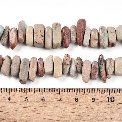 Натуральные бусины из аква терра яшмы G-T140-64-1