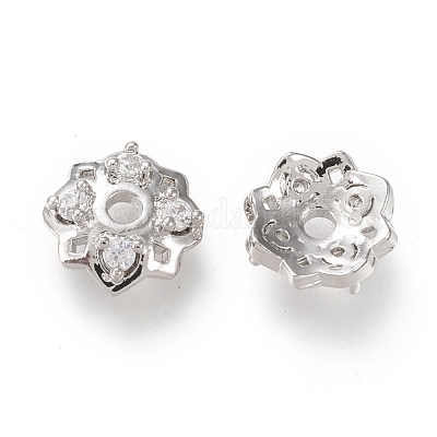 4-лепесток из латуни шарик крышки ZIRC-L096-19P-1