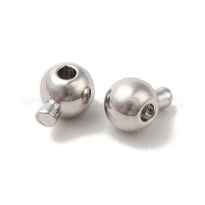 Зажимные бусины из латуни KK-Q773-05P-1