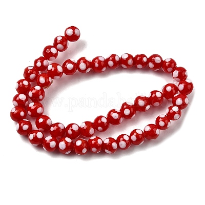 Бусины лэмпворк  LAMP-D002-8mm-01A-1