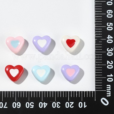 100pcs perles acryliques opaques&nbsp;SACR-CJ0001-25-1