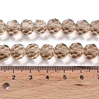 Прозрачные стеклянные бусины X-GLAA-G013-10mm-90-1