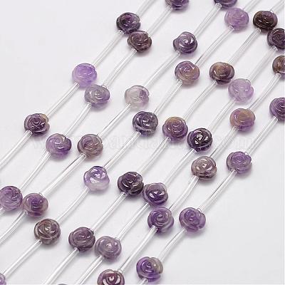 Perle sparse di ametista naturale&nbsp;G-O156-B-14-1
