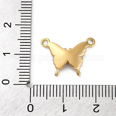 Подвески из нержавеющей стали 304 в форме бабочки STAS-M110-10G-1