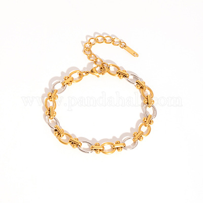 Комплект из цепочек и браслетов из нержавеющей стали 304 для женщин IX7784-1-1