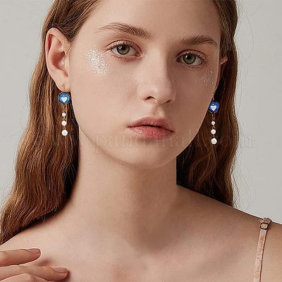 Набор для самостоятельного изготовления пустых куполообразных сережек DIY-FH0005-06-1