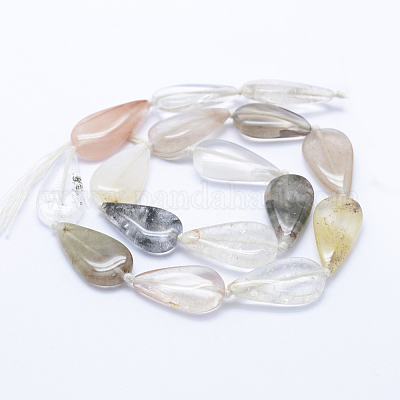 Природного кварца lodolite нитей бисера G-F532-02-1