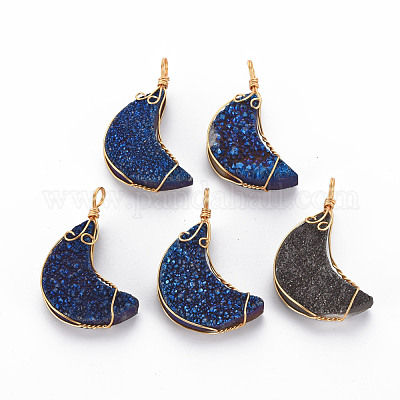 Гальванизированные подвесные агатовые подвески G-S359-295-1