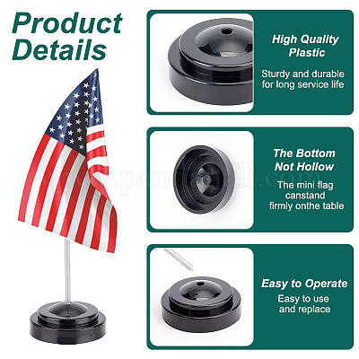 Пластиковые мини-флажки AJEW-WH0348-103-1